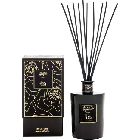 Αρωματικό χώρου με sticks Teatro Fragranze Uniche Rose Oud 100ml